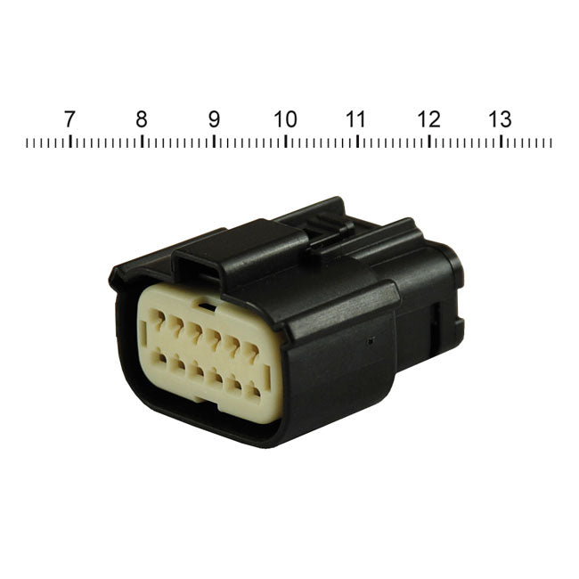 Molex Mx-150 Connector Black Plug 12-Pin