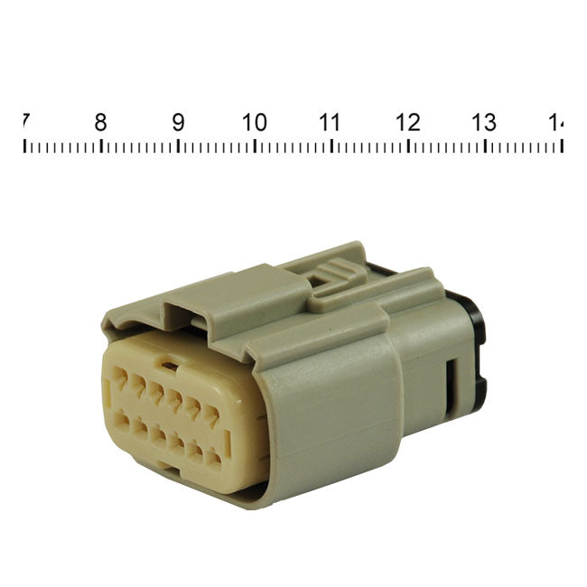 Molex Mx-150 Connector Gray Plug 12-Pin