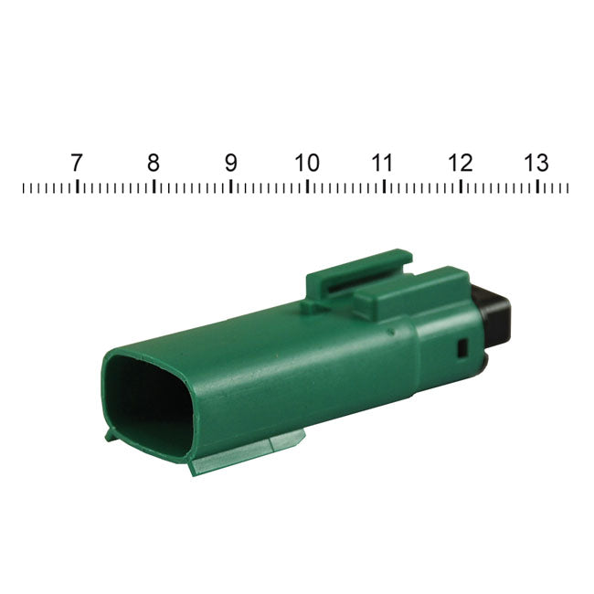 Molex Mx-150 Connector Green Receptacle 3-Pin