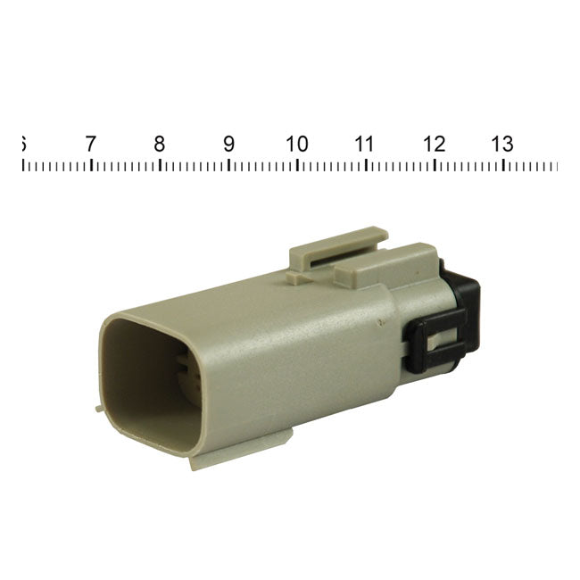 Molex Mx-150 Connector Gray Receptacle 8-Pin