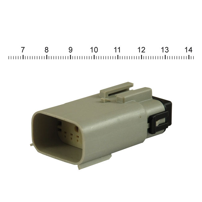 Molex Mx-150 Connector Gray Receptacle 12-Pin