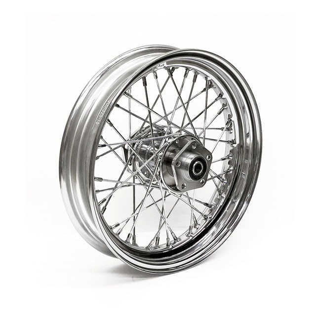 Rear Wheel 40 Spokes Chrome - 3.00 X 16 For 86-96 FXST, FLST