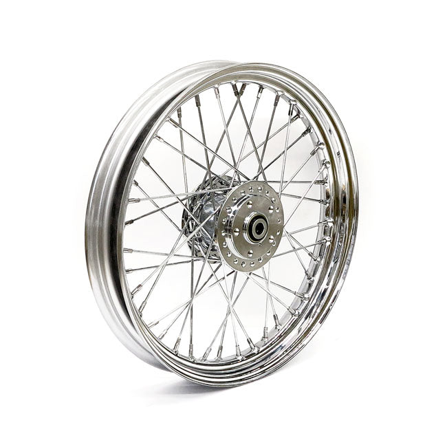 Front Wheel 40 Spokes Chrome - 2.50 X 19 For 91-98 FXD