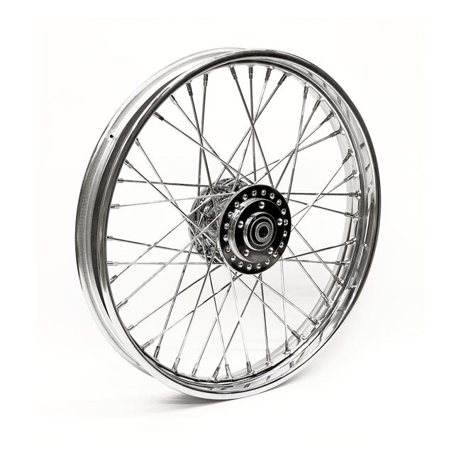 Front Wheel 40 Spokes Chrome - 2.15 X 21 For 78-83 FX, XL With Dual Disc