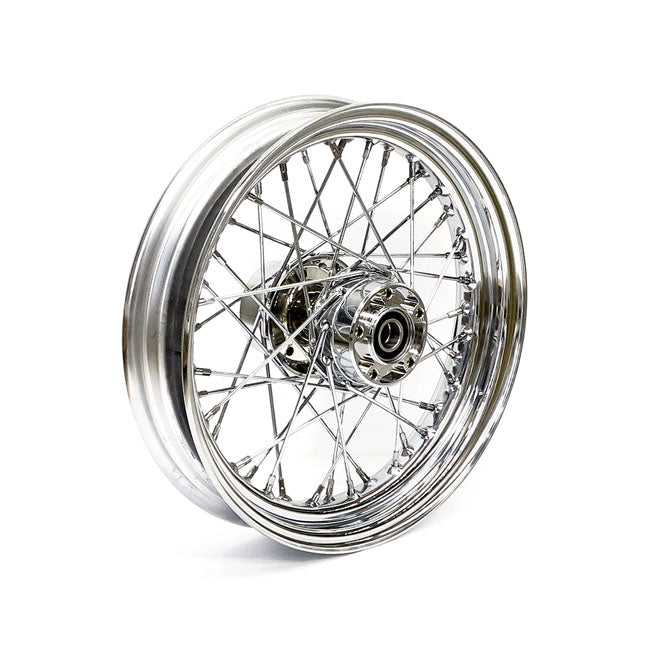 Rear Wheel 40 Spokes Chrome - 3.00 X 16 For 08-17 FLSTC/N No ABS