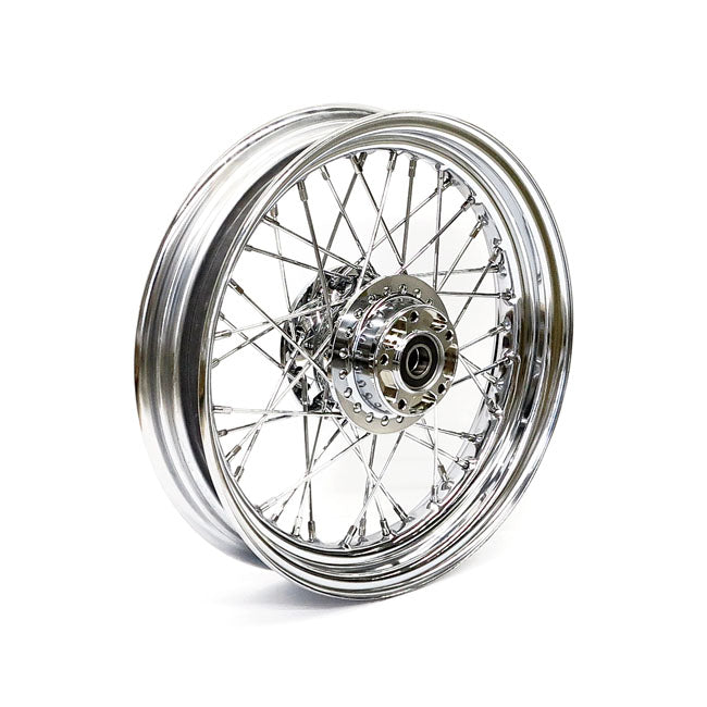 Front Wheel 40 Spokes Chrome - 3.00 X 16 For 14-20 1200C/X no ABS