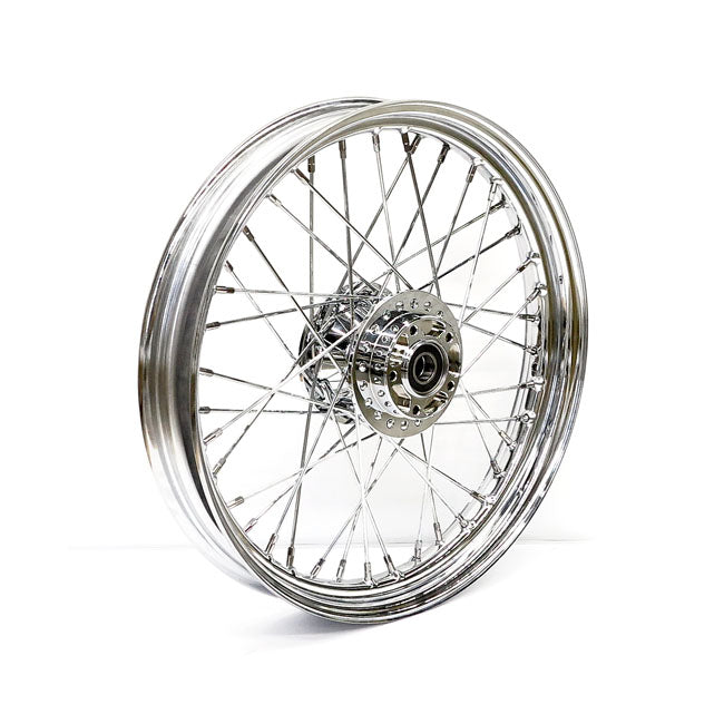 Front Wheel 40 Spokes Chrome - 2.50 X 19 For 08-17 FXD no ABS