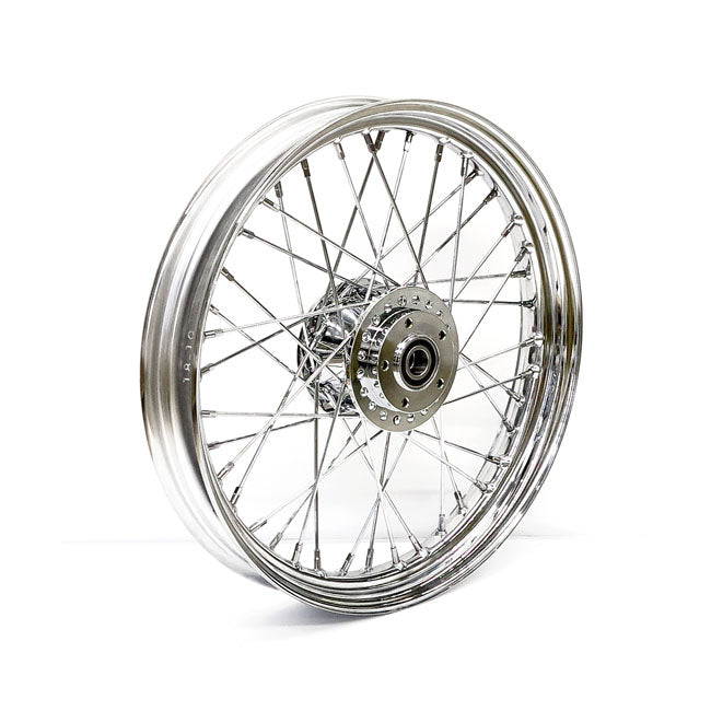 Front Wheel 40 Spokes Chrome - 2.50 X 19 For 04-05 FXD/B/C/L