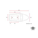 FC Classic Solo Seat Short Cowl Black