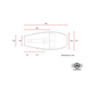 Flat Racer SCR 4 Seat Black