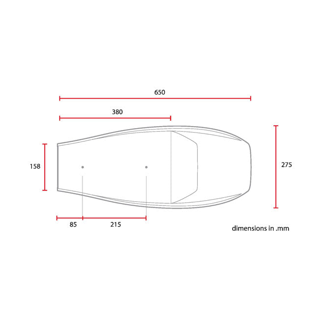 Flat Racer SCR 4 FC Seat Fully Covered Black