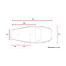 Flat Racer SCR 4 FC Seat Fully Covered Dark Brown