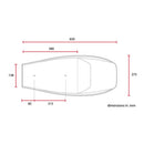 Flat Racer SCR 4 FC Seat Fully Covered Dark Brown