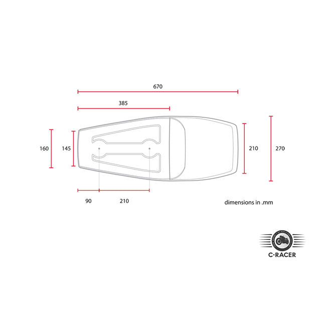 Bolntor SCR 5 Flat Track Seat Black