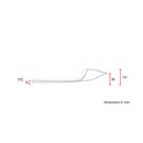 FC Tracer Flat Track Seat Black