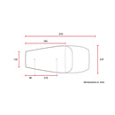 FC Tracer Flat Track Seat Black