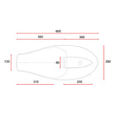 Neo Classic Cafe Racer Leather Seat Black