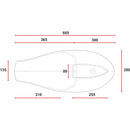 Neo Classic Cafe Racer Leather Seat Black