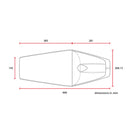 Late Classic Cafe Racer Seat Dark Brown