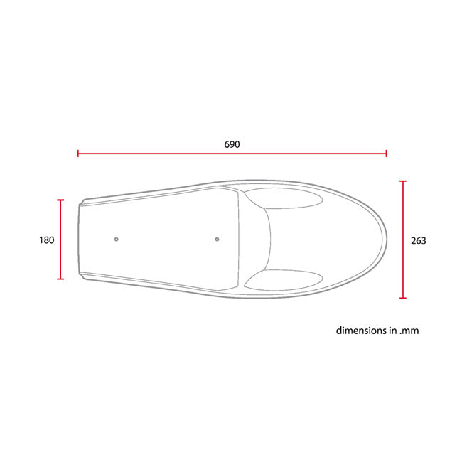 Future Classic Cafe Racer Seat Black