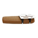 Fat Scramsadle Scrambler Seat With Rack Brown