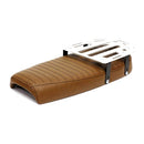 Fat Scramsadle Scrambler Seat With Rack Brown