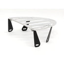 SR400 / 500 Flat Cafe Racer / Scrambler Seat Dark Brown With Luggage Rack For Yamaha SR400/500 Pre FI Models