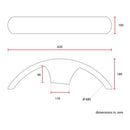 Universal 17 / 18 Inch Front Fender No - 1