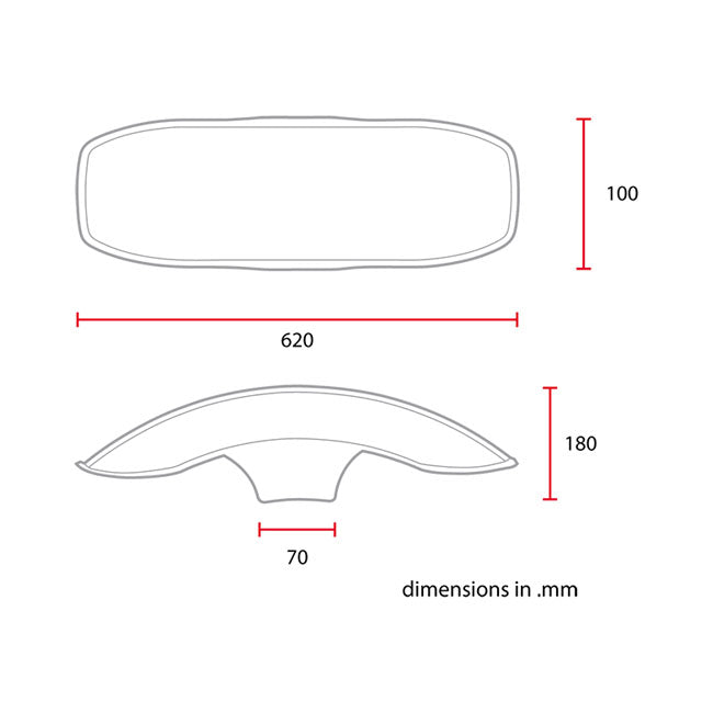 Universal 17 / 18 Inch Front Fender No - 2L