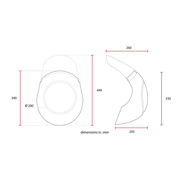 Universal Cafe Racer Mask No - 1