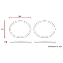 Vintage Racing Oval Side Number Plates