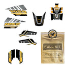 3D Motorcycle Stickers - Full Kit Yellow For Suzuki V-Strom 1050 / 1050XT 2020-2023