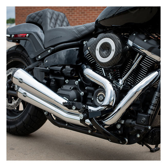 Stealth Carbon Teardrop Air Cleaner Kit For 18-22 Softail