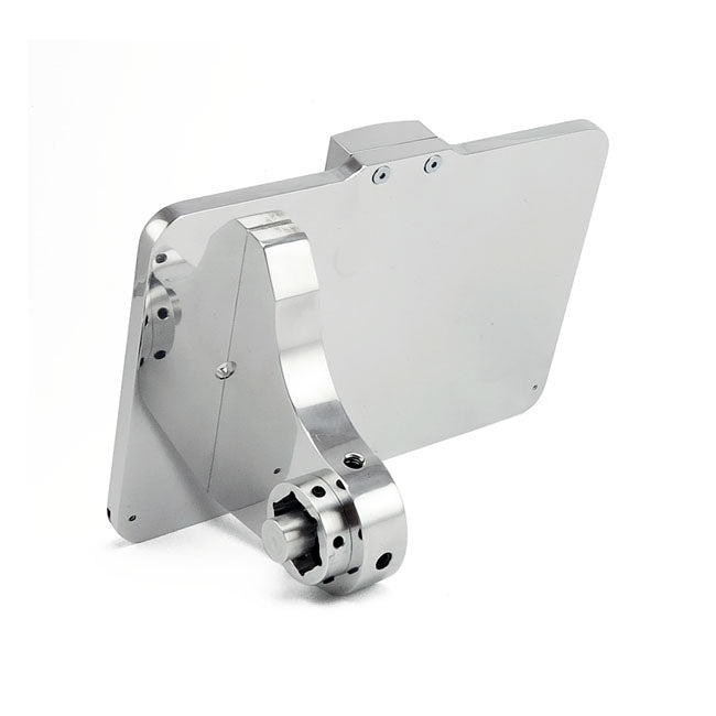 Slide-In License Plate Bracket Side Mount Polished For 18-21 Softail Excl. 19-20 FXDRS