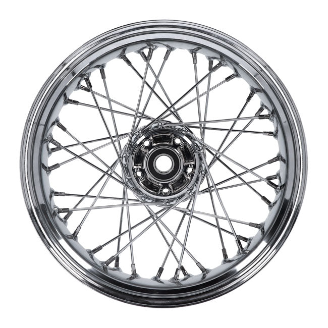 Rear Wheel 40 Spokes Chrome - 5.00 X 16 For 08-20 XL