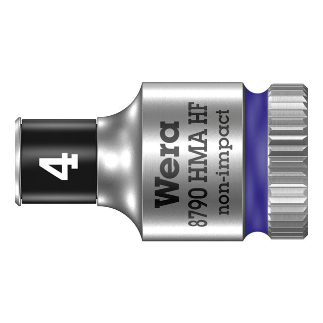 Zyklop 1/4 Inch Socket With Holding Function - Metric 4.0