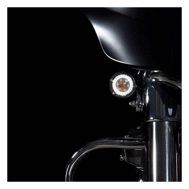 Custom Dynamic Probeam Bullet Style Dynamic Ringz LED Inserts Smoke Lens
