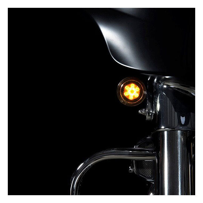 Custom Dynamic Probeam Bullet Style Dynamic Ringz LED Inserts Smoke Lens