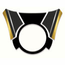 3D Motorcycle Stickers - Fuel Cap Black For Yamaha XT 1200 Z Super Tenere 2010>2020