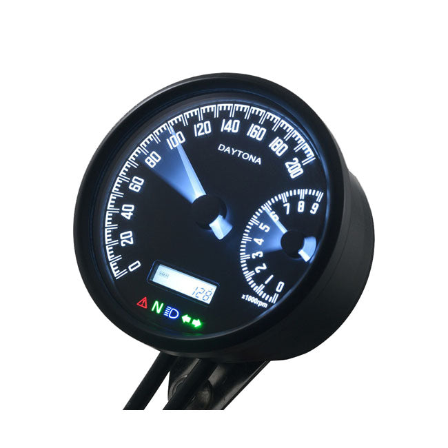 Velona Speedo & Tachometer 80 MM 200 Kmh/9000Rpm