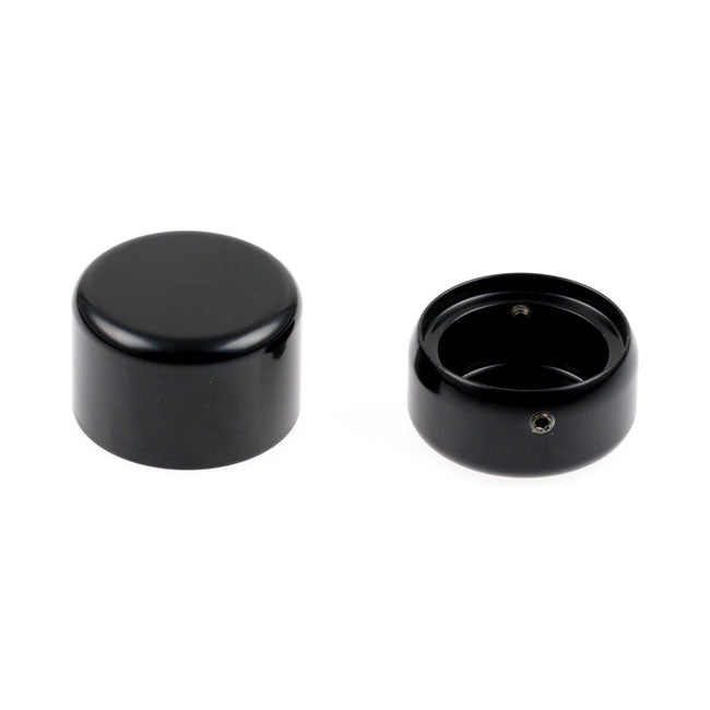 Rear Wheel Axle Cover Kit Gloss Black For 18-21 Softail FXBR/S Breakout