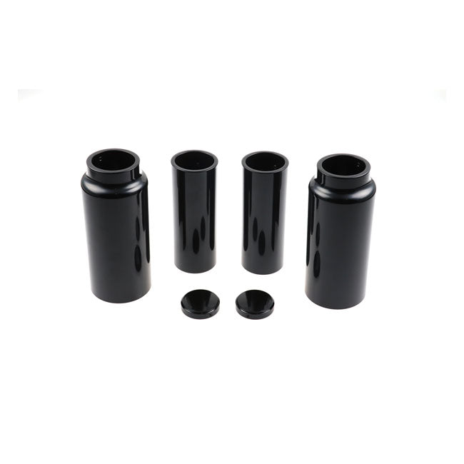 6 Pieces Fork Tube Cover Kit Gloss Black For 18-21 Softail FXBB/S Street Bob