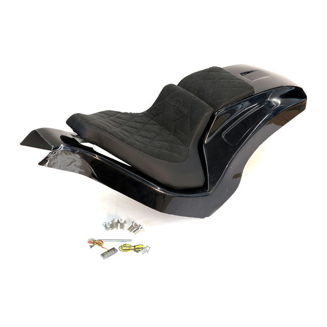 Softail Wide Fender Kit Racing 2-Up Seat For 19-20 Softail FXDRS 114