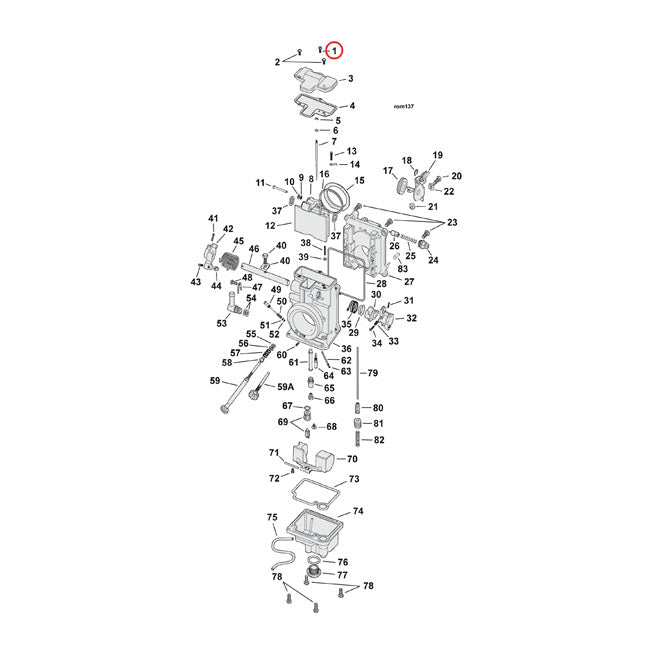 Top Cover Screw 587002