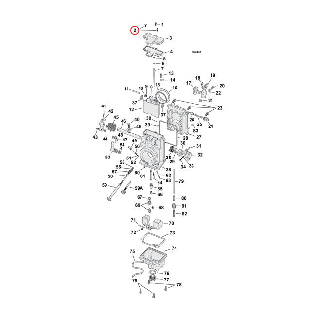 Top Cover Screw 587008