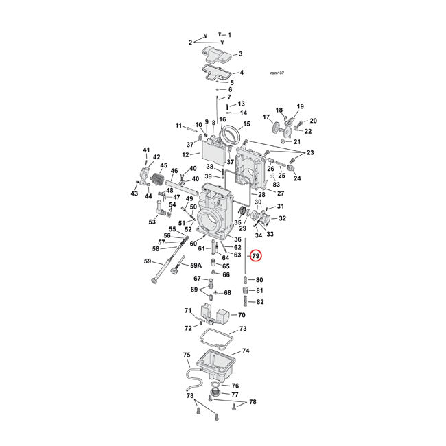 Accelerator Pump Rod