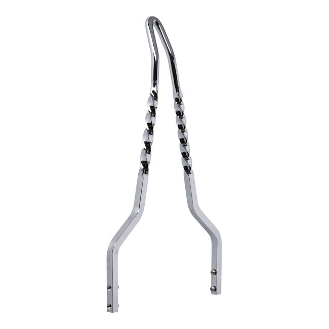 Twisted Stick Sissy Bar Chrome - 18 Inch 587681