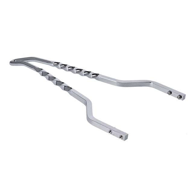 Twisted Stick Sissy Bar Chrome - 18 Inch 587681