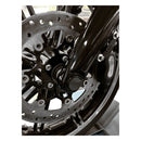 Front Axle Cover Set Gloss Black For 18-21 M8 Softail Excl. FXDR, FXFB, FLSB, FXLRS