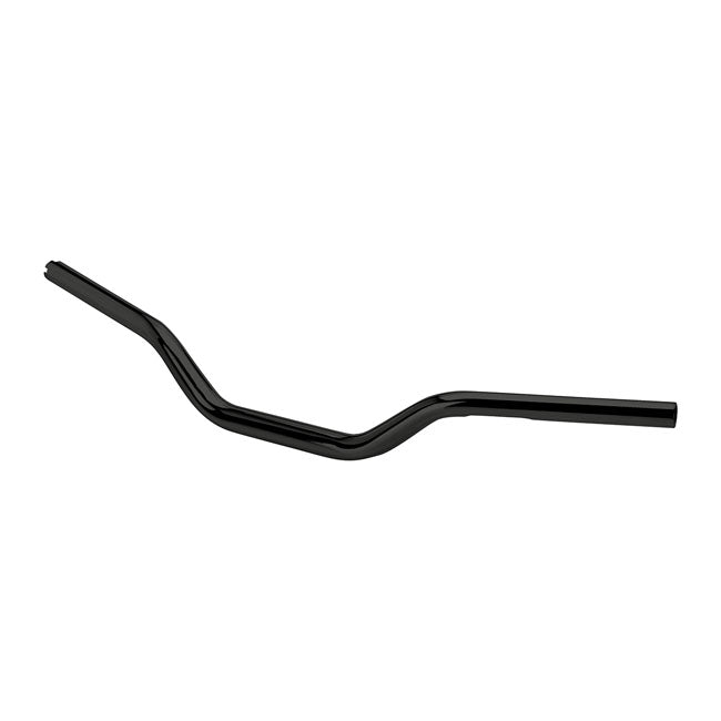 1 Inch Handlebar Tracker Mid O/S Black TUV Approved Fits 08-21 H-D E-Throttle With 1-1/8" Risers